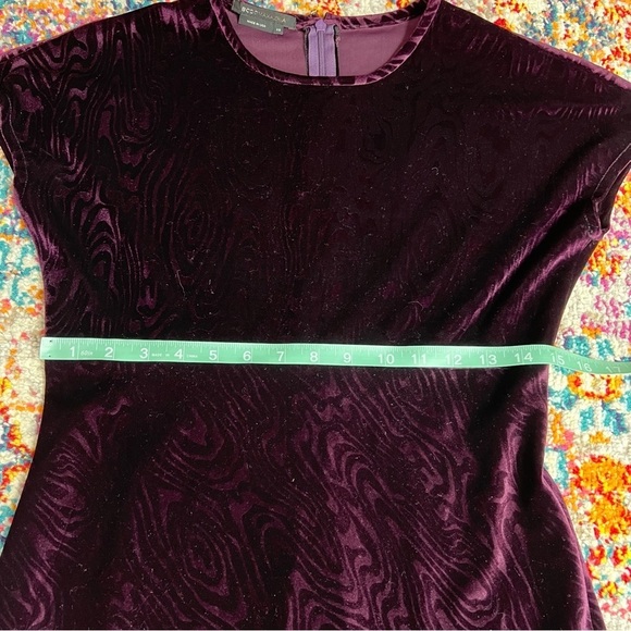 BCBG MaxAzria Velvet midi Maxi A Line Y2K‎ Dress - Picture 12 of 14